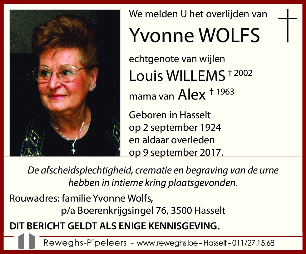 Yvonne Wolfs