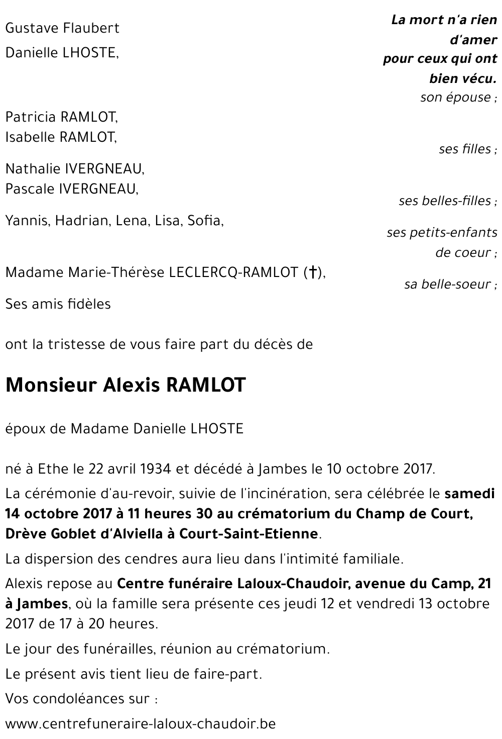 Alexis RAMLOT