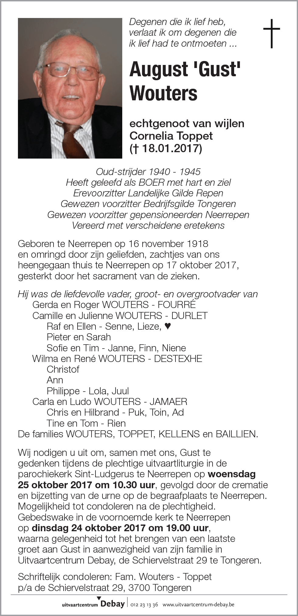 August 'Gust' Wouters