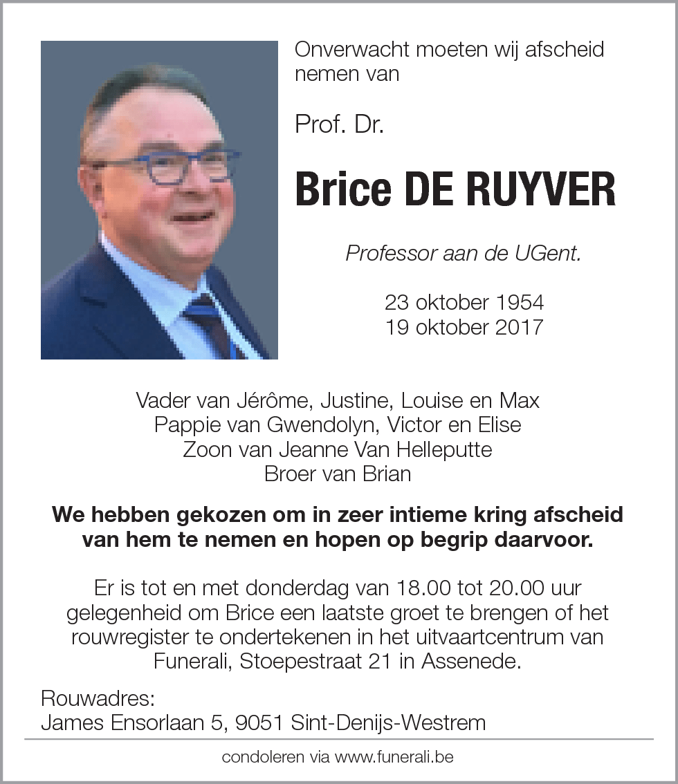 Brice De Ruyver