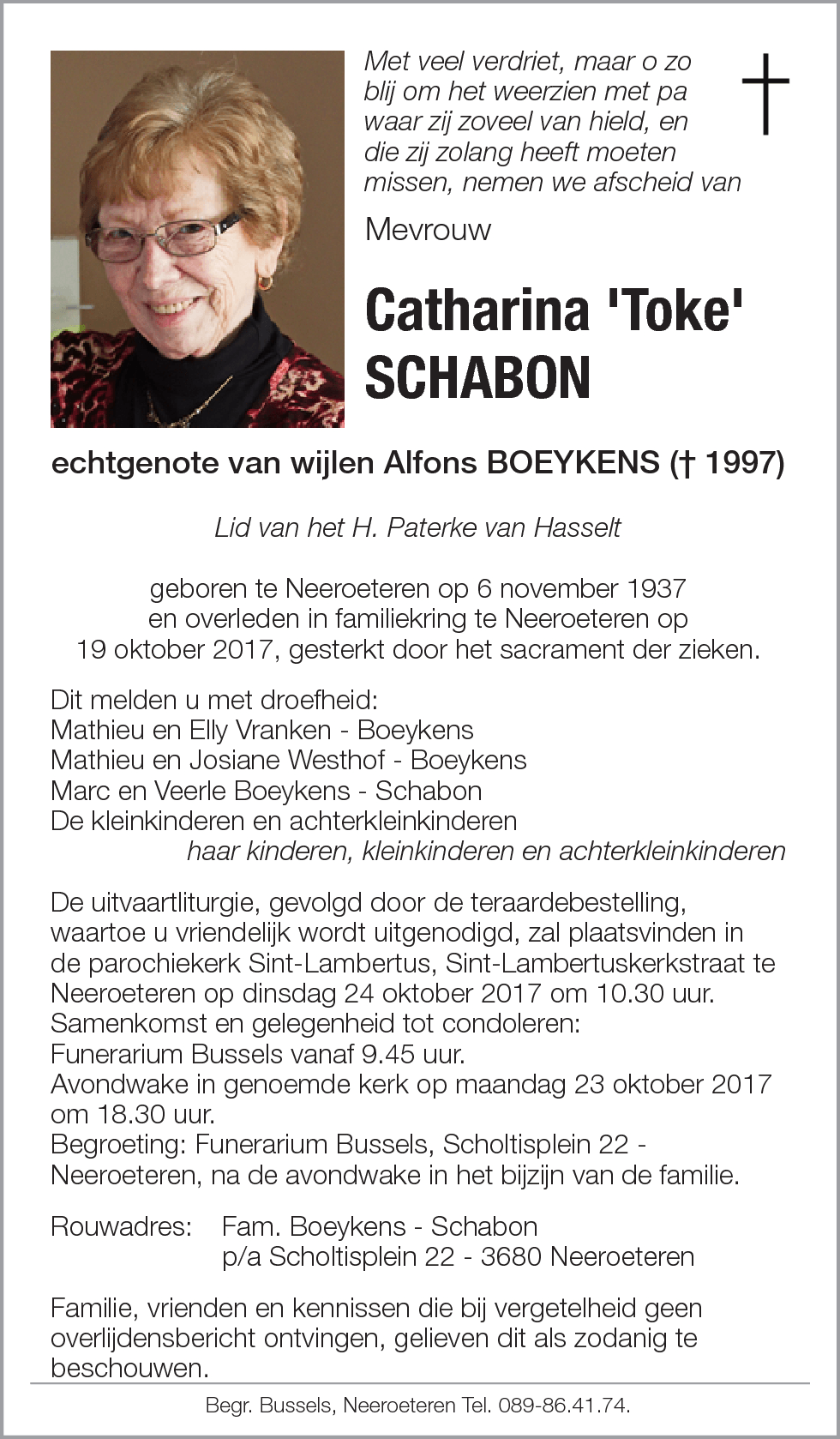 Catharina 'Toke' SCHABON