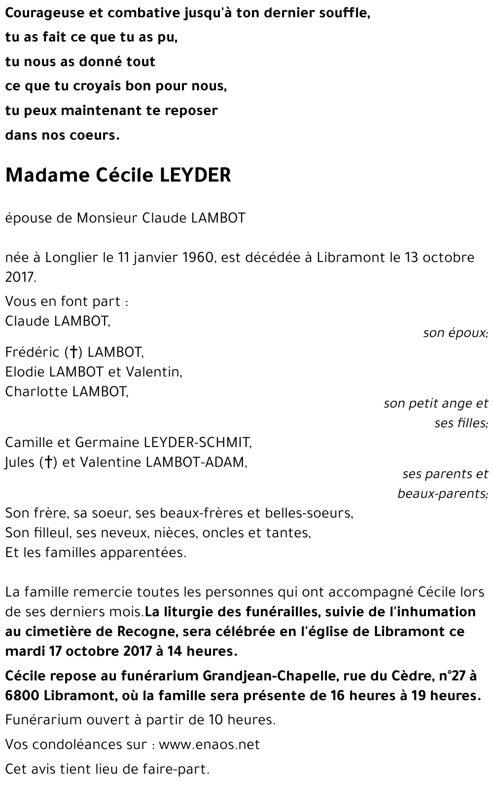 Cécile LEYDER