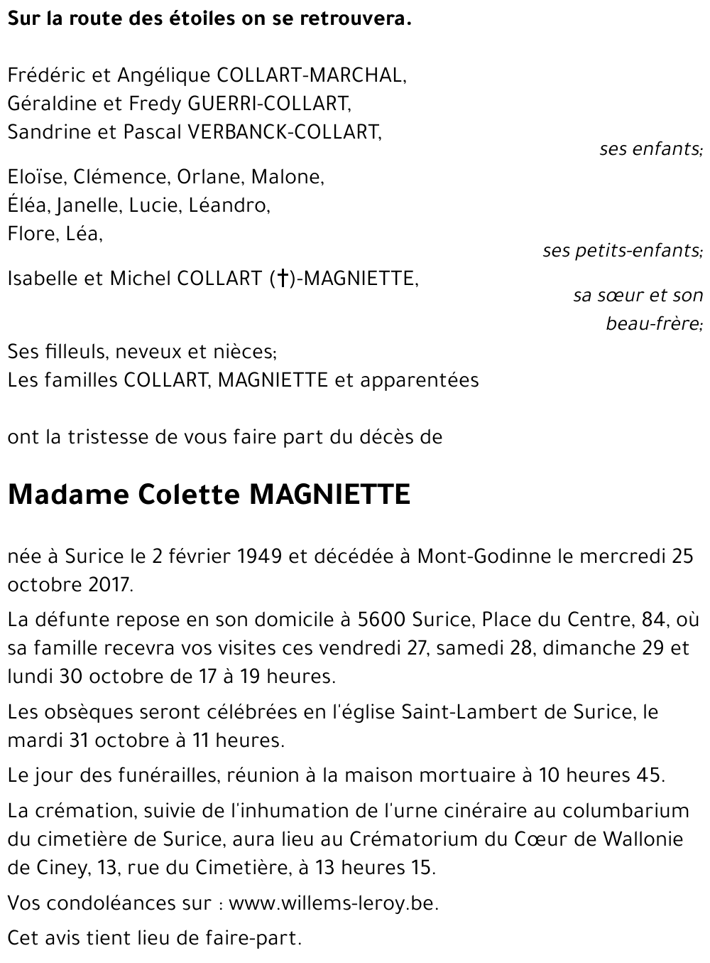 Colette MAGNIETTE
