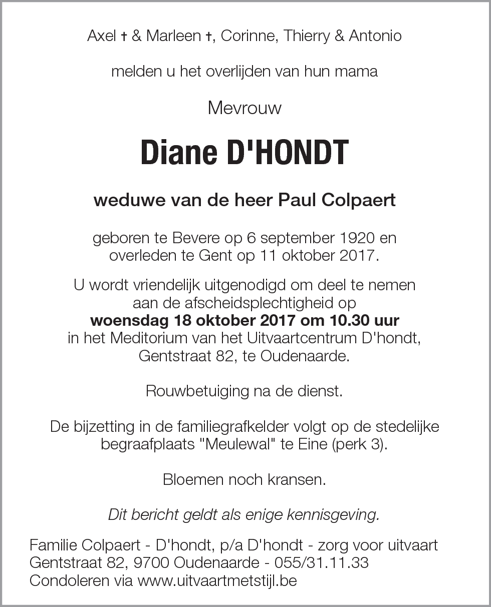 Diane D'hondt