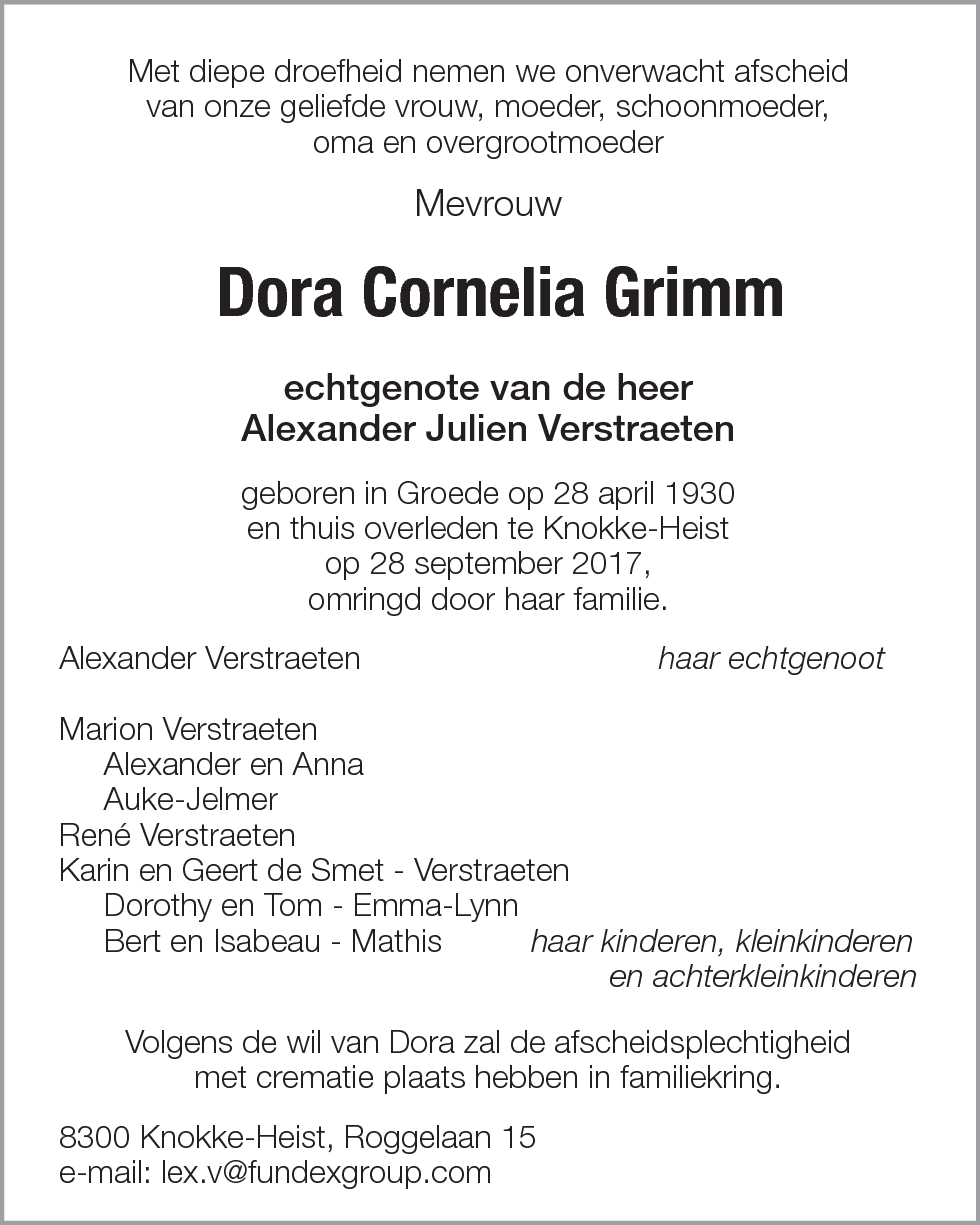 Dora Grimm
