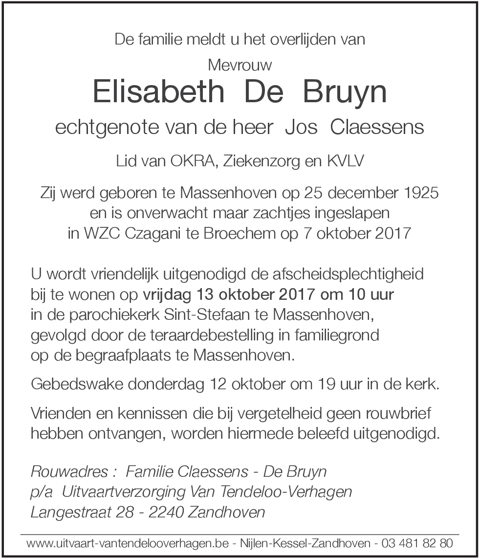 Elisabeth De Bruyn
