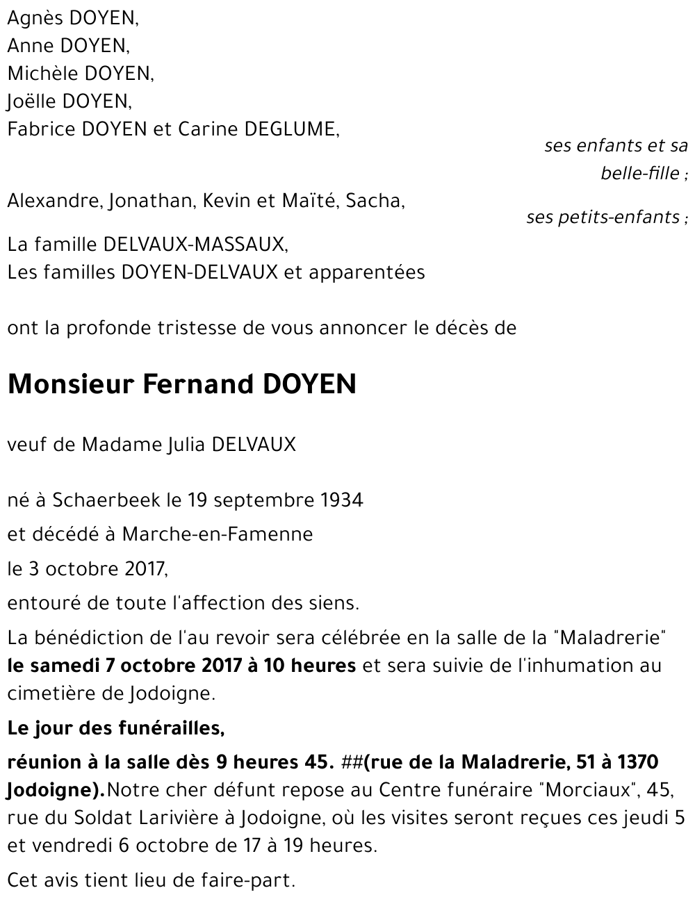 Fernand DOYEN