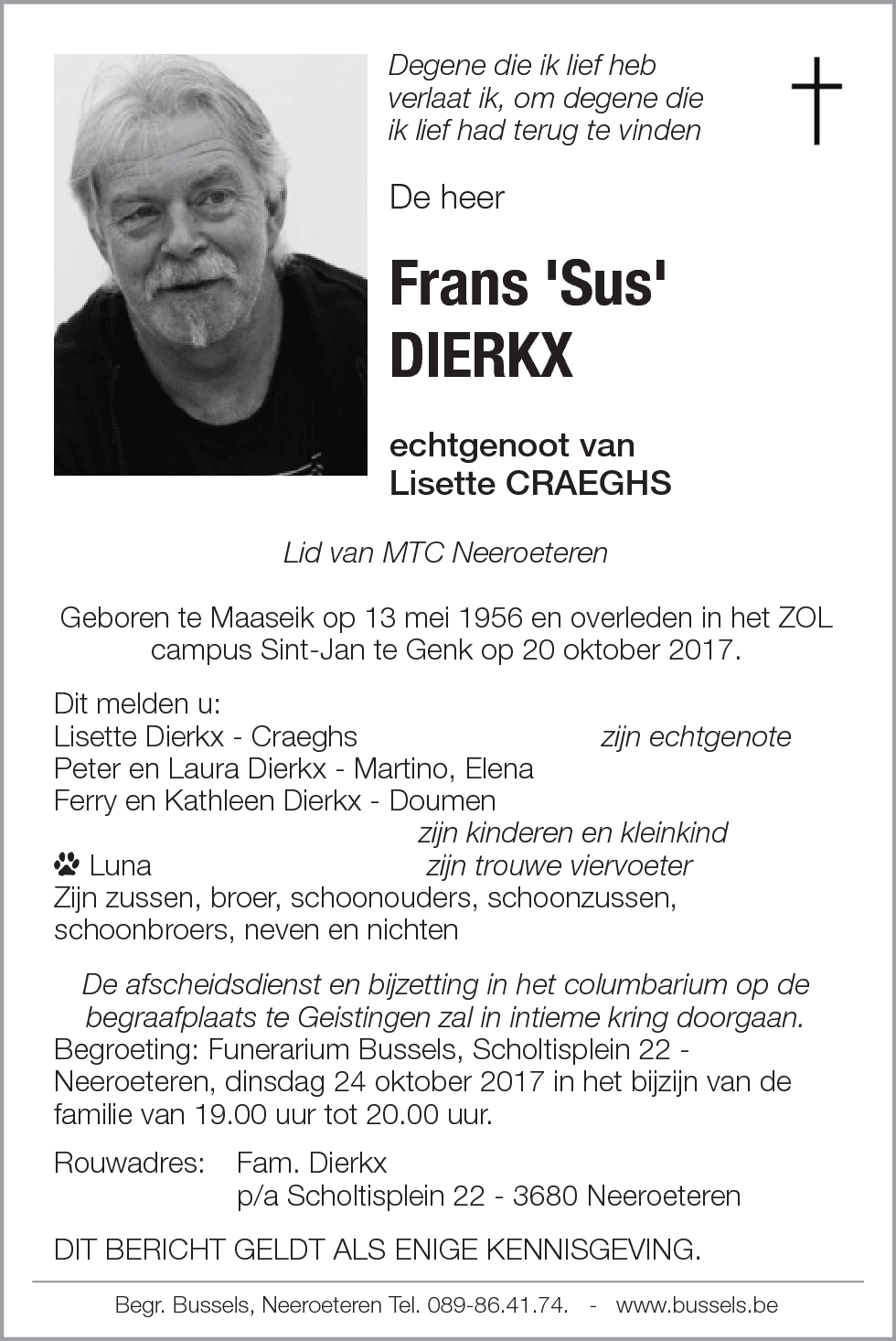 Frans 'Sus' DIERKX