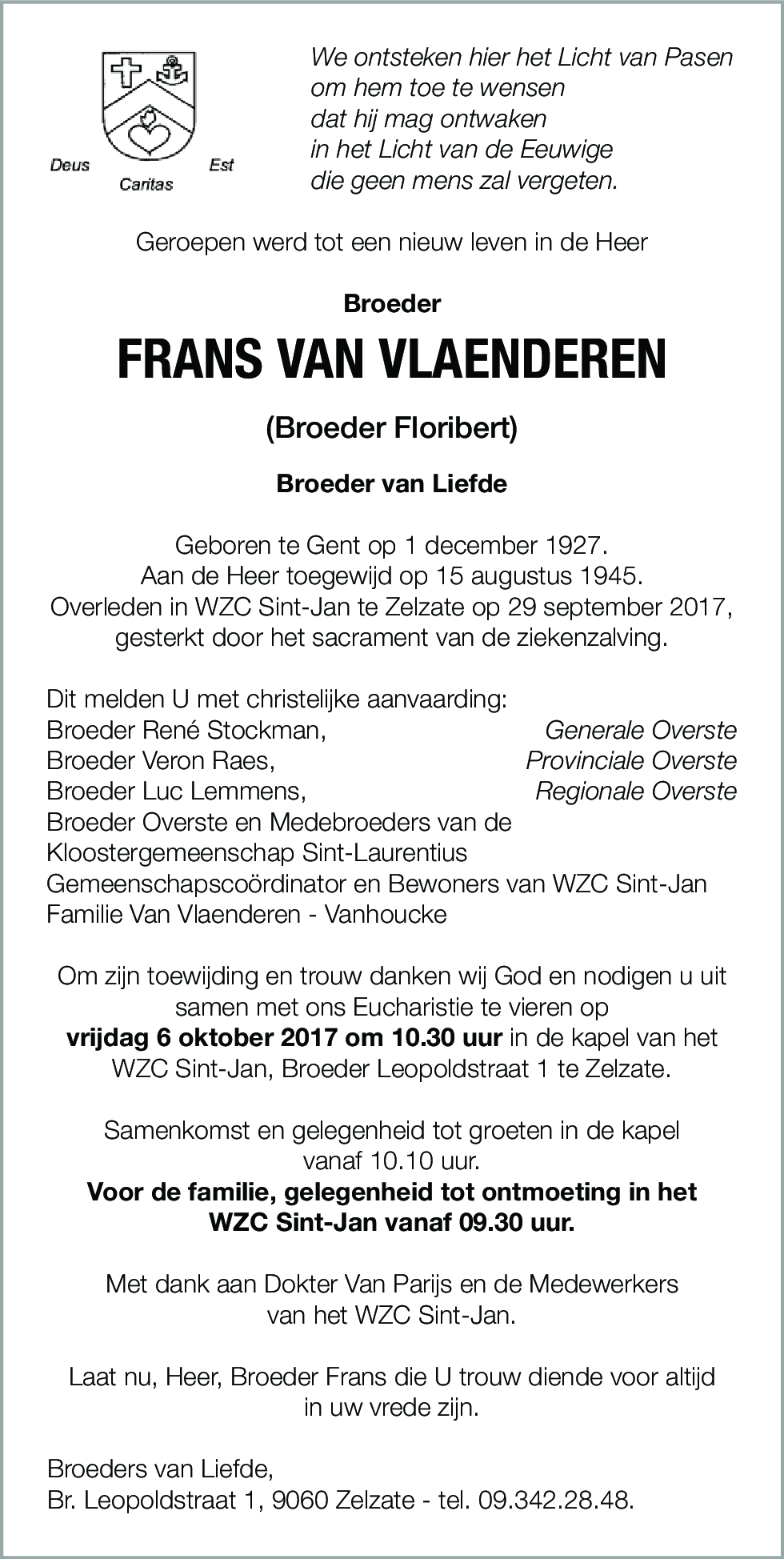 Frans Van Vlaenderen