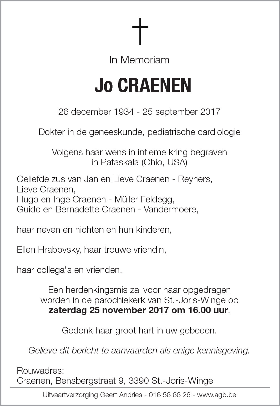 Jo Craenen