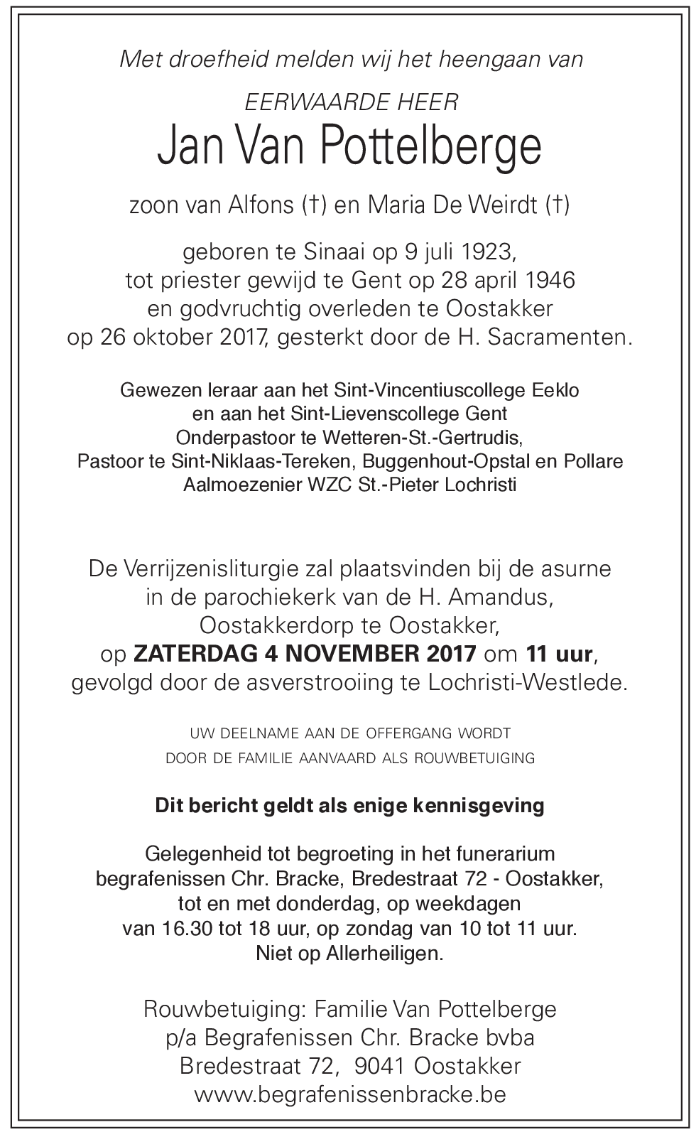 Joannes Van Pottelberge