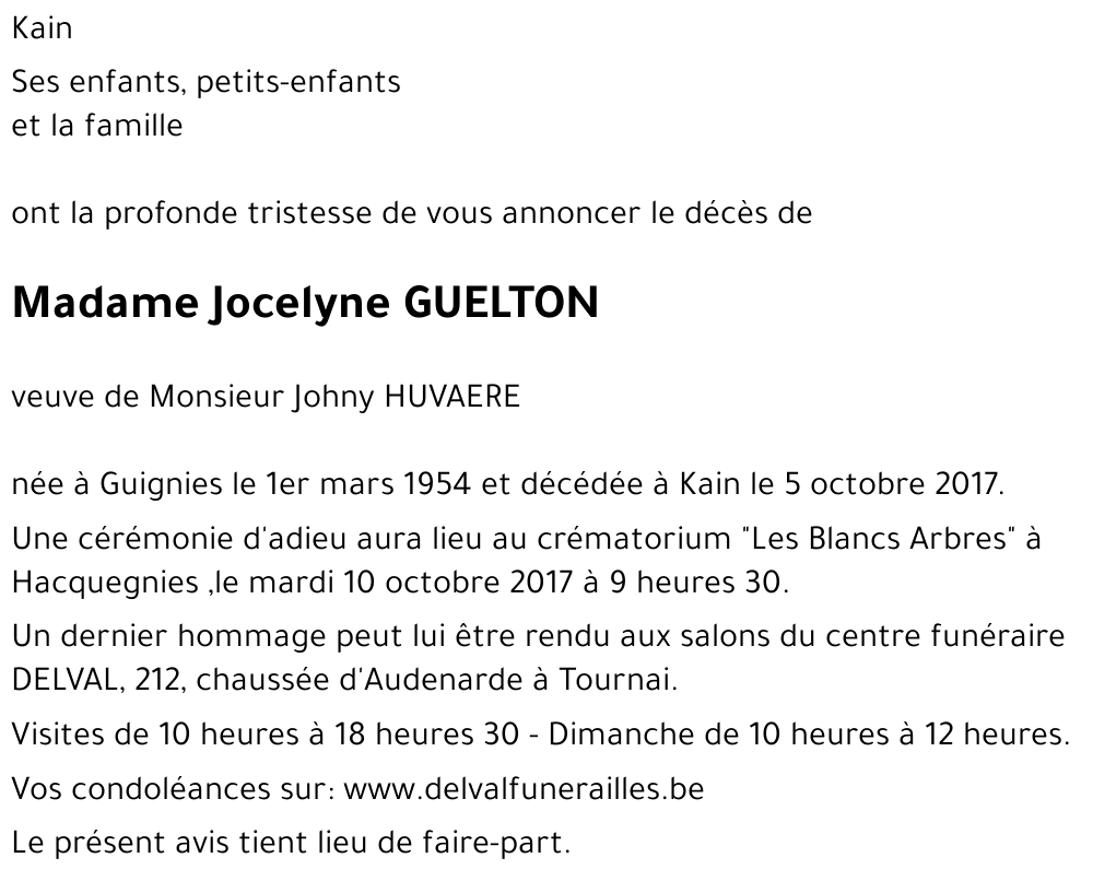 Jocelyne GUELTON