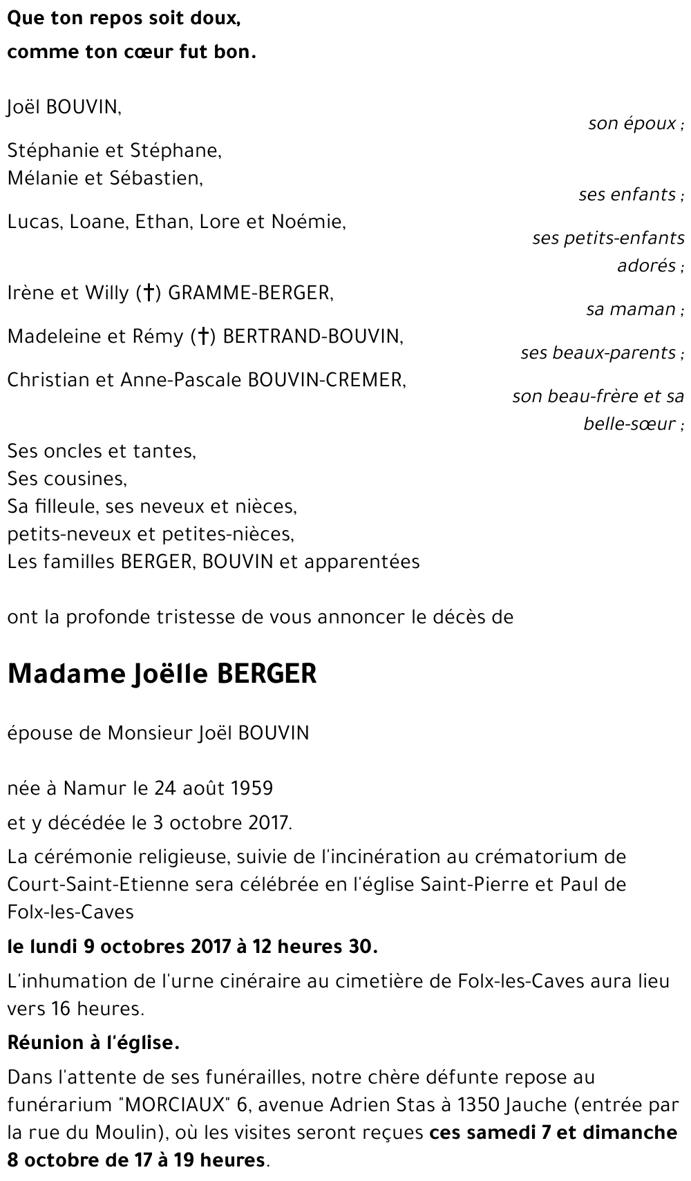 Joëlle BERGER