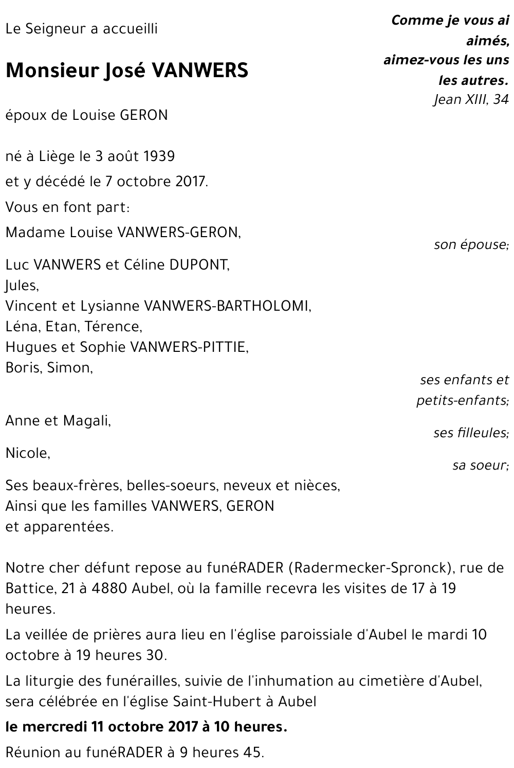 José VANWERS