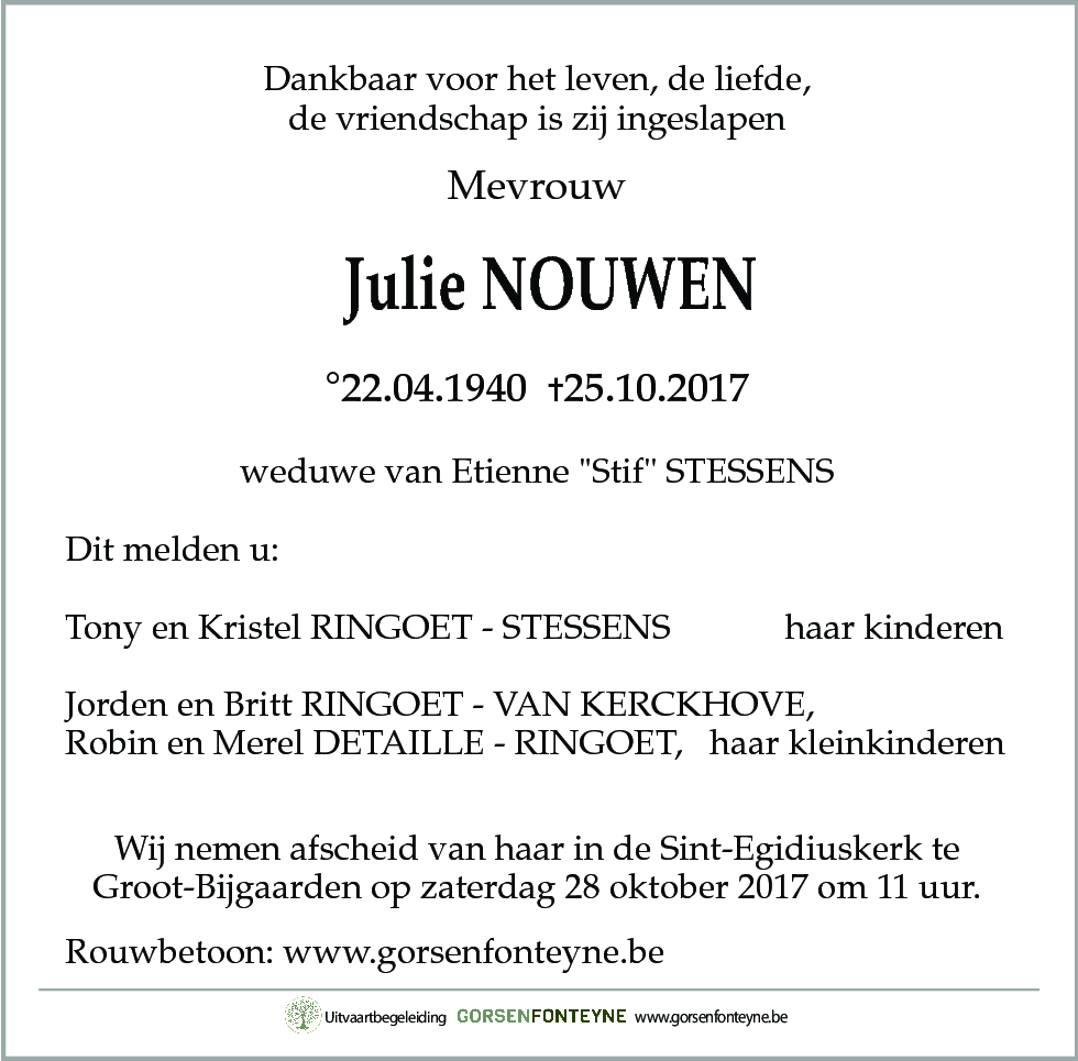 Julia Nouwen