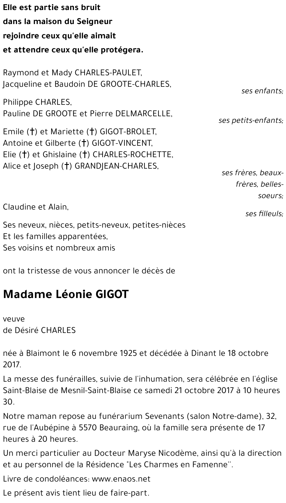 Léonie GIGOT