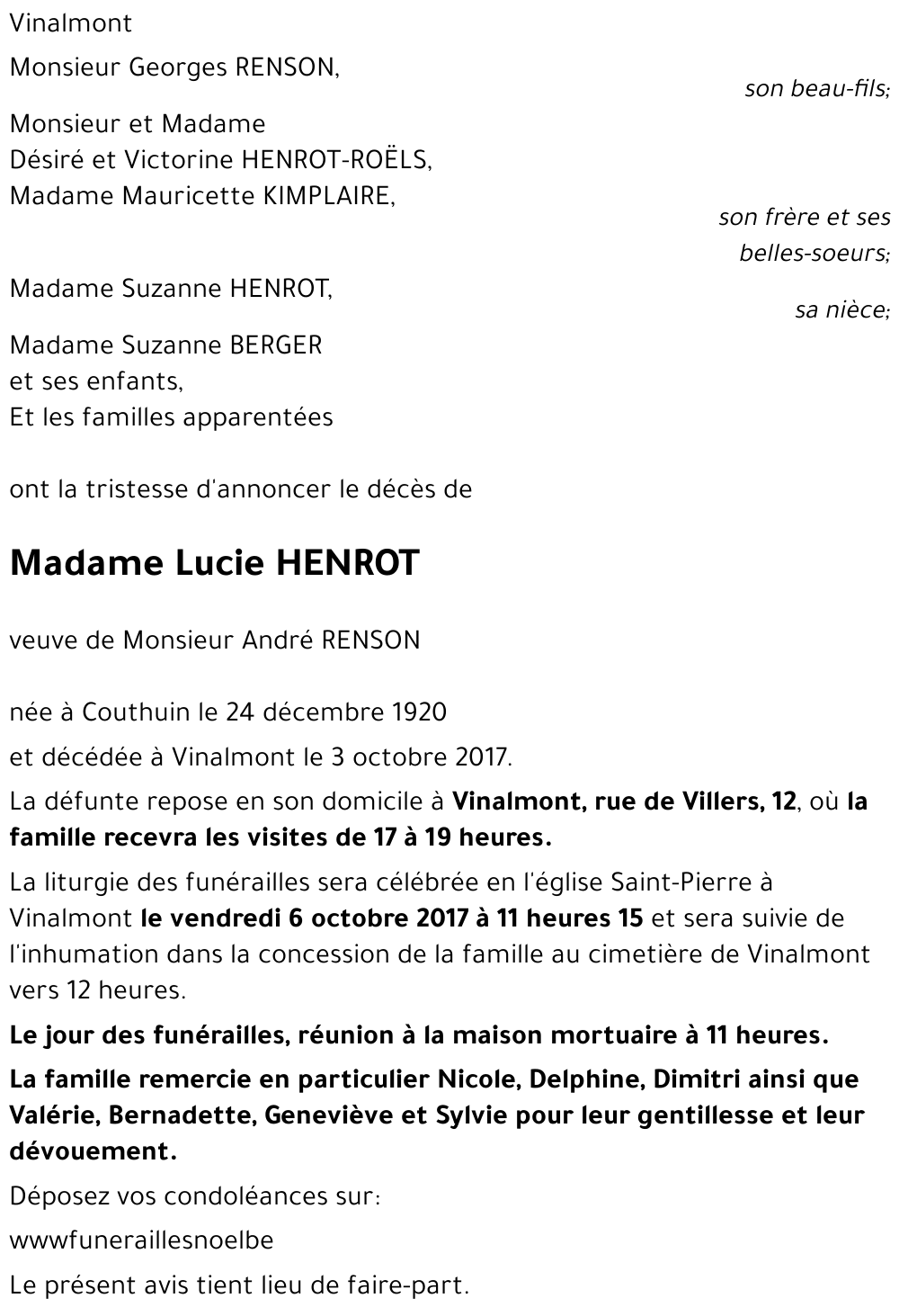 Lucie HENROT