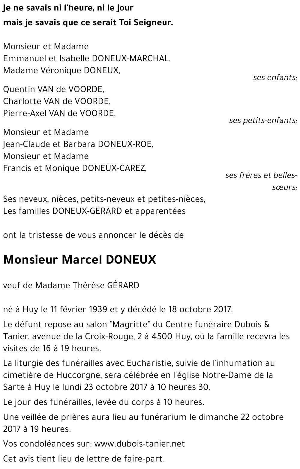 Marcel DONEUX