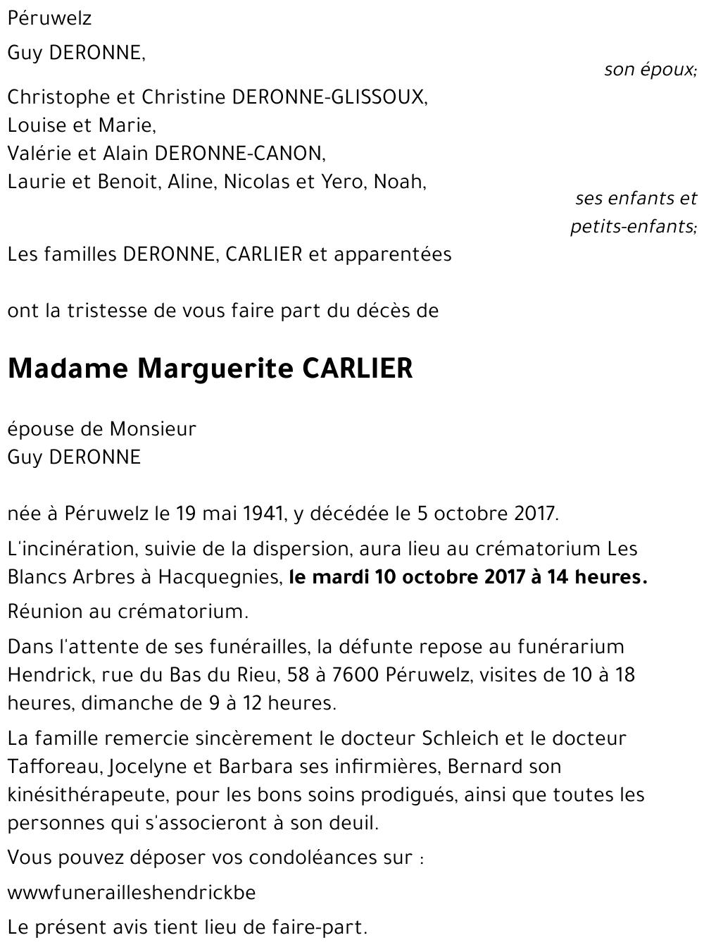 Marguerite CARLIER