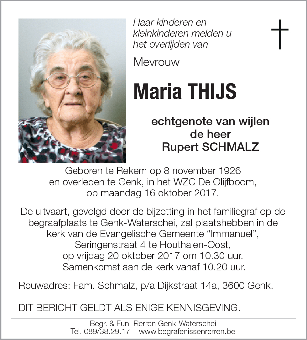 Maria THIJS