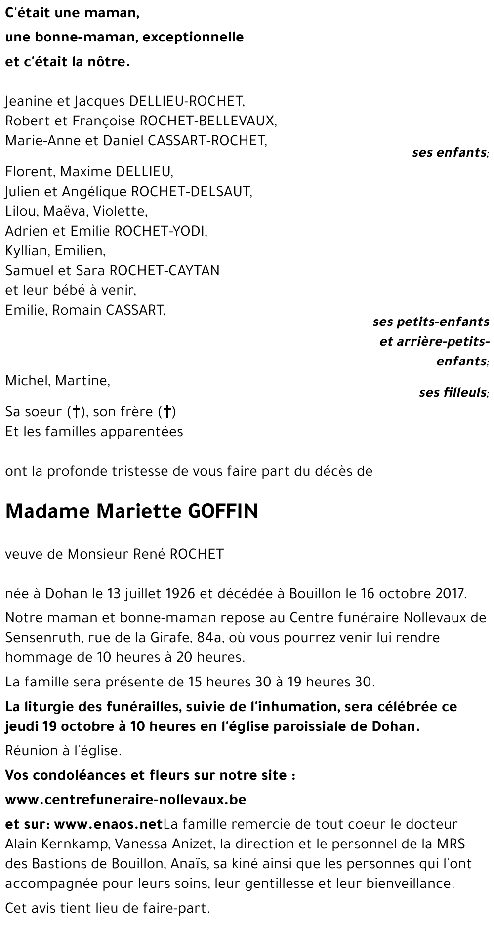 Mariette GOFFIN
