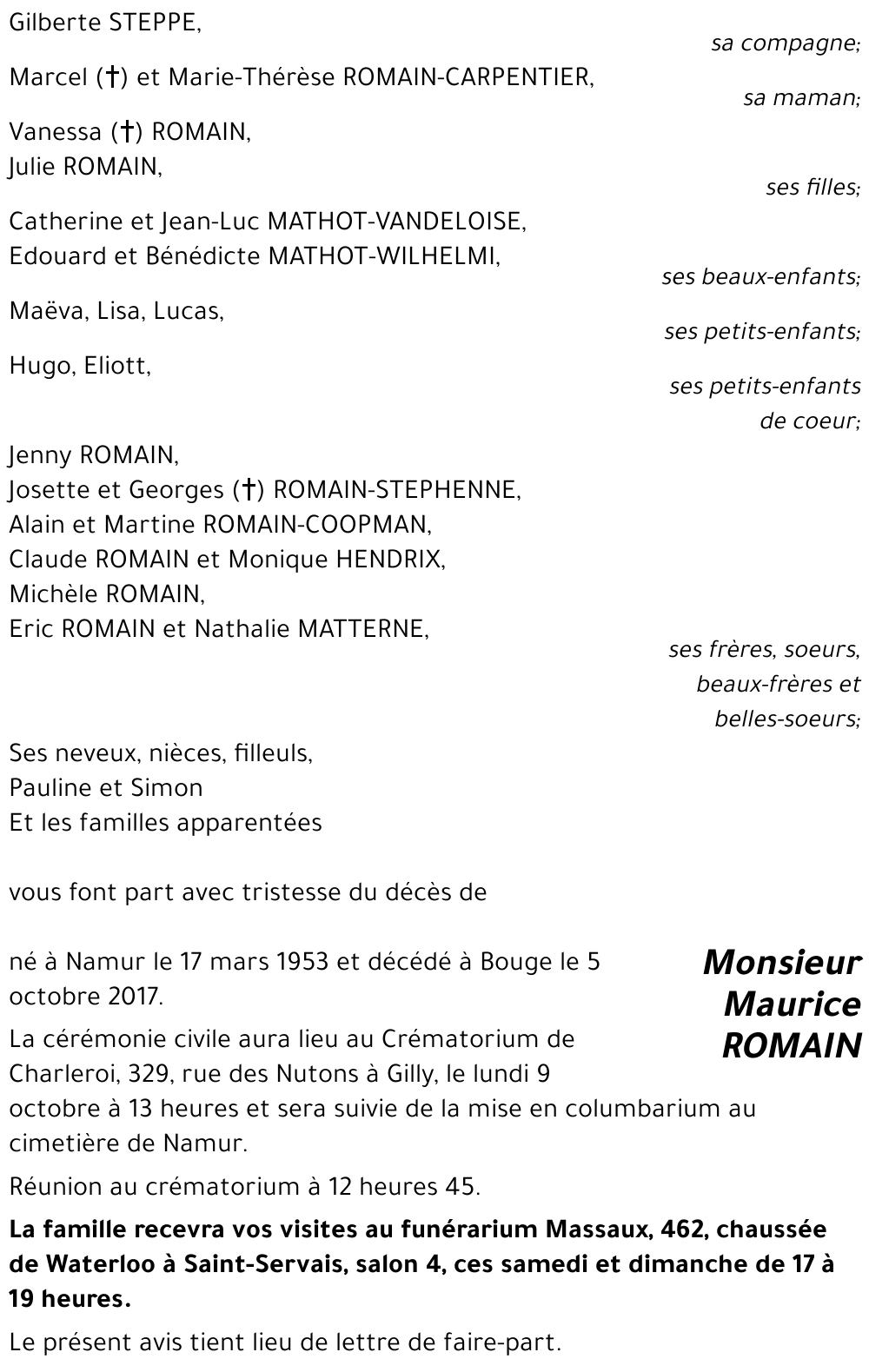 Maurice ROMAIN