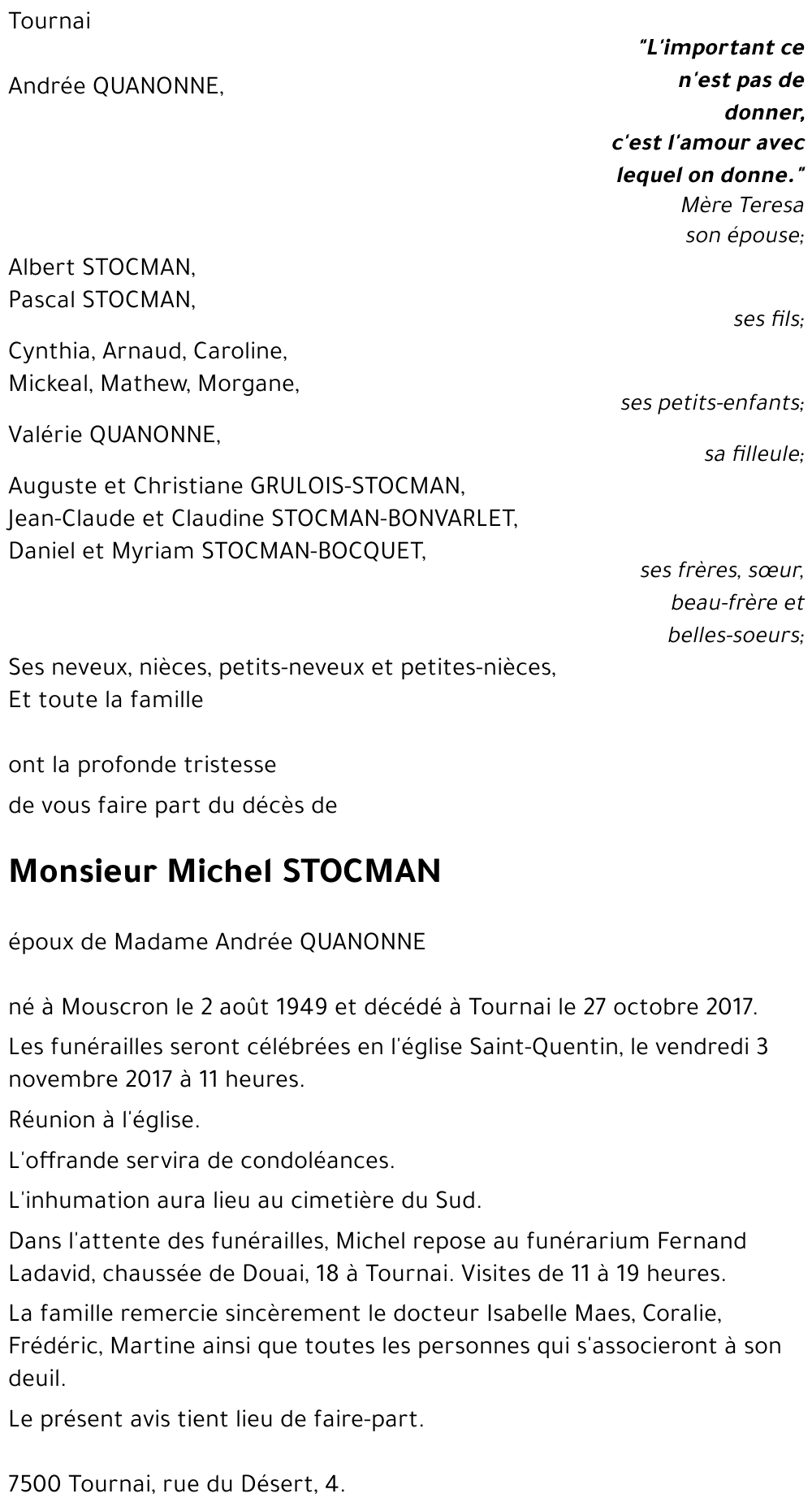 Michel STOCMAN