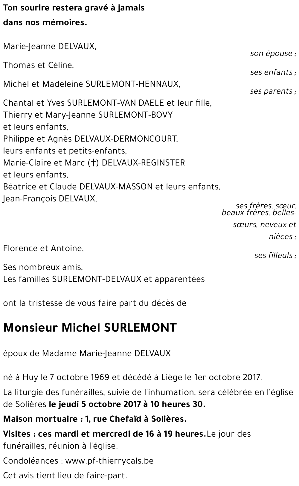Michel SURLEMONT