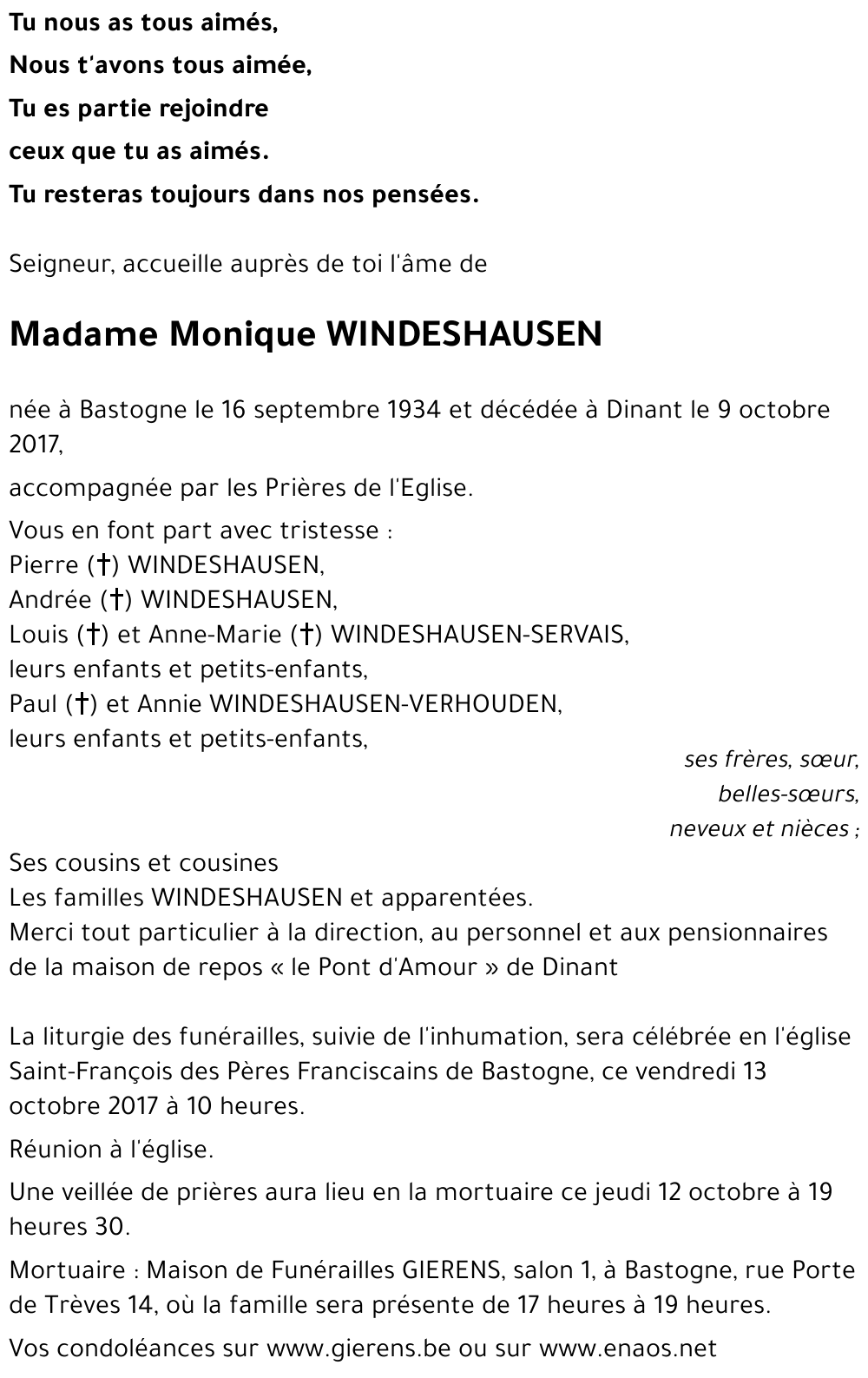 Monique WINDESHAUSEN