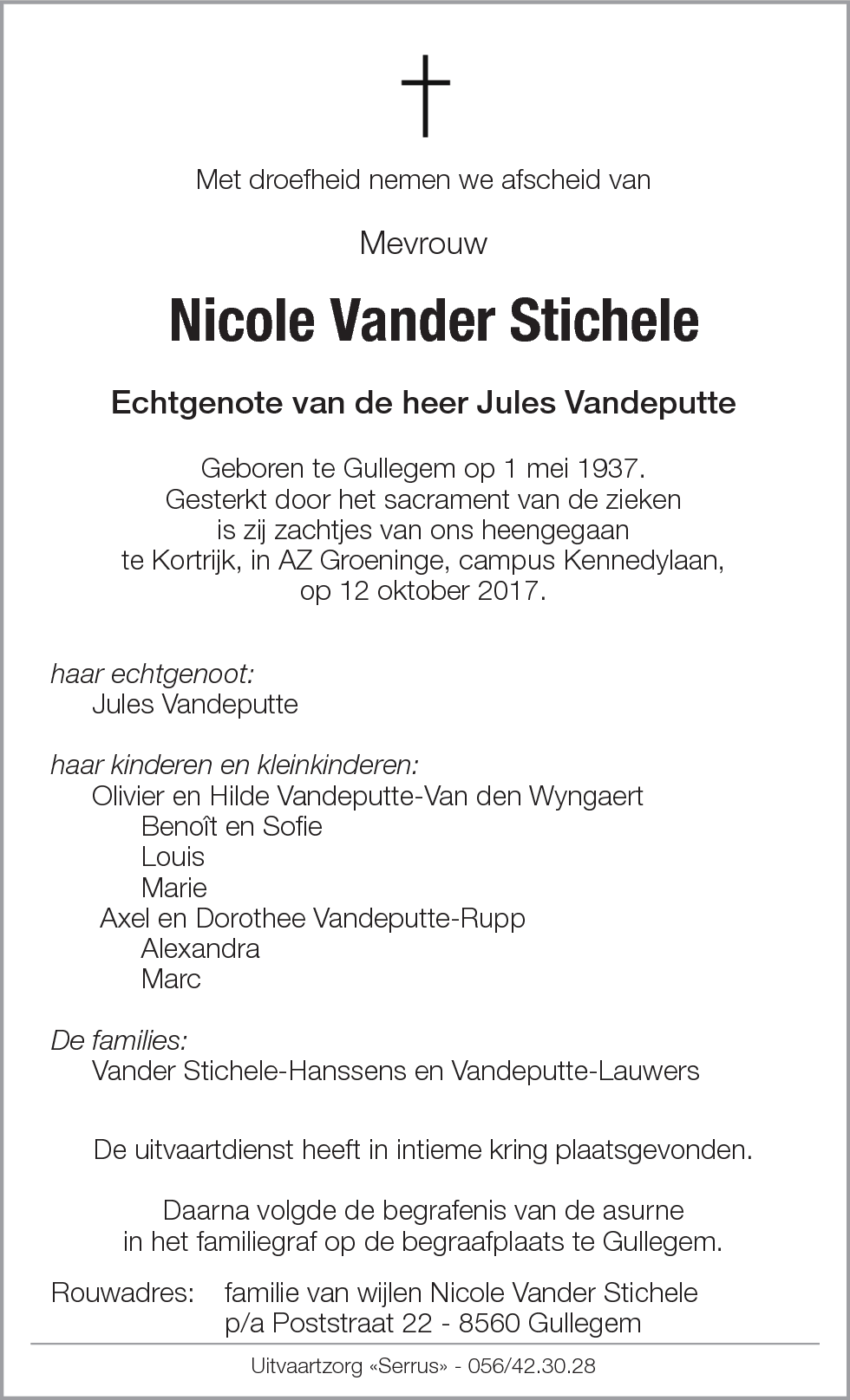 Nicole Vander Stichele