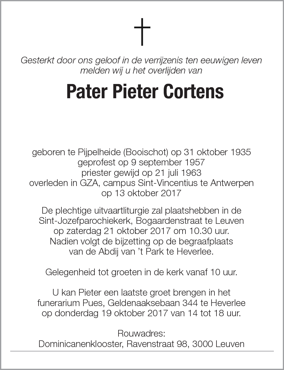 Pater Pieter Cortens