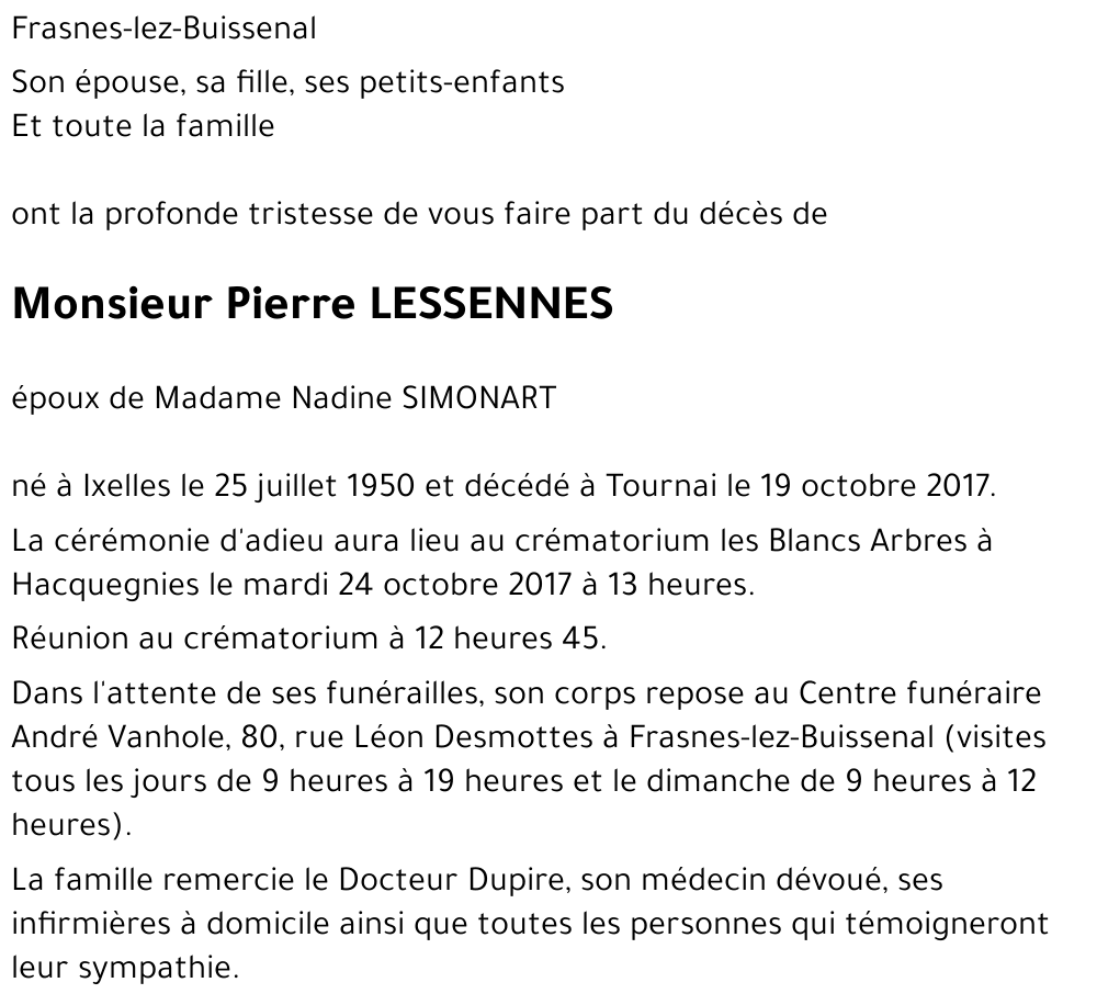 Pierre LESSENNES