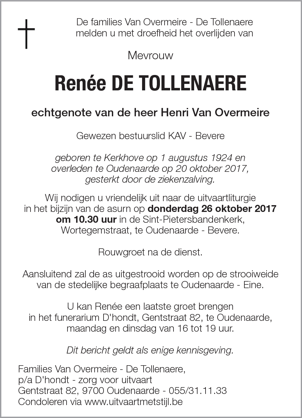 Rennee De Tollenaere