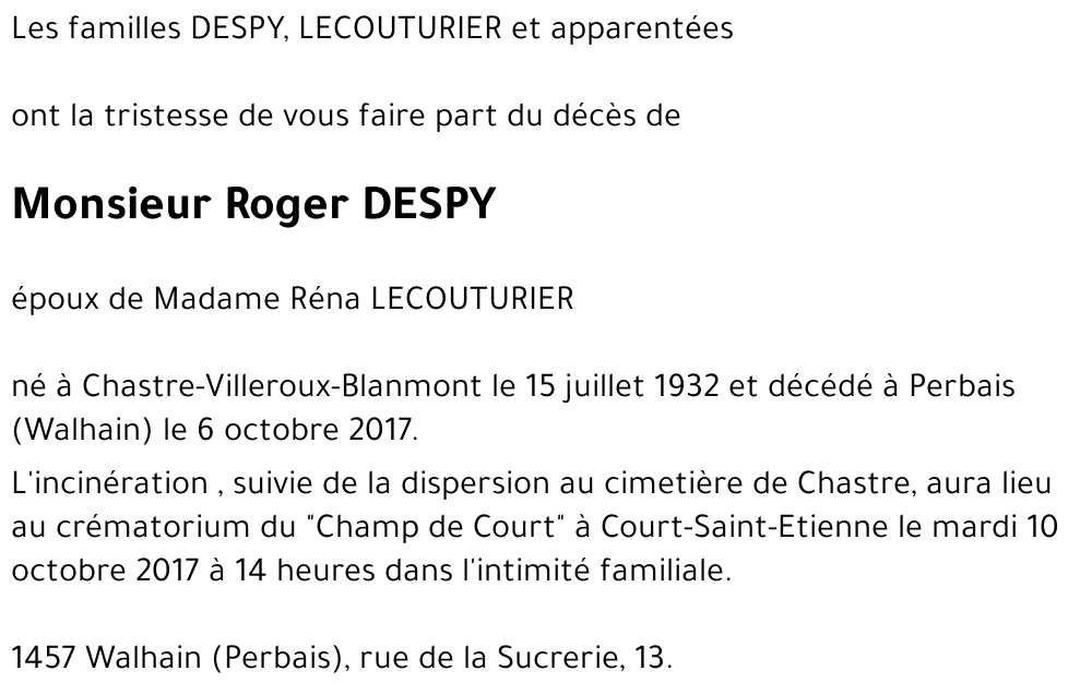 Roger DESPY