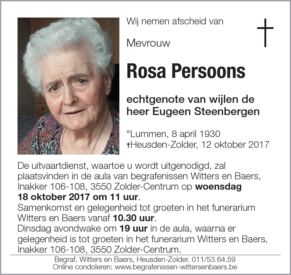 Rosa Persoons