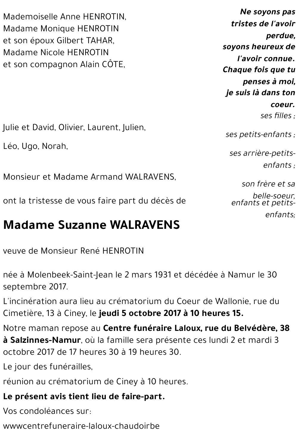 Suzanne WALRAVENS