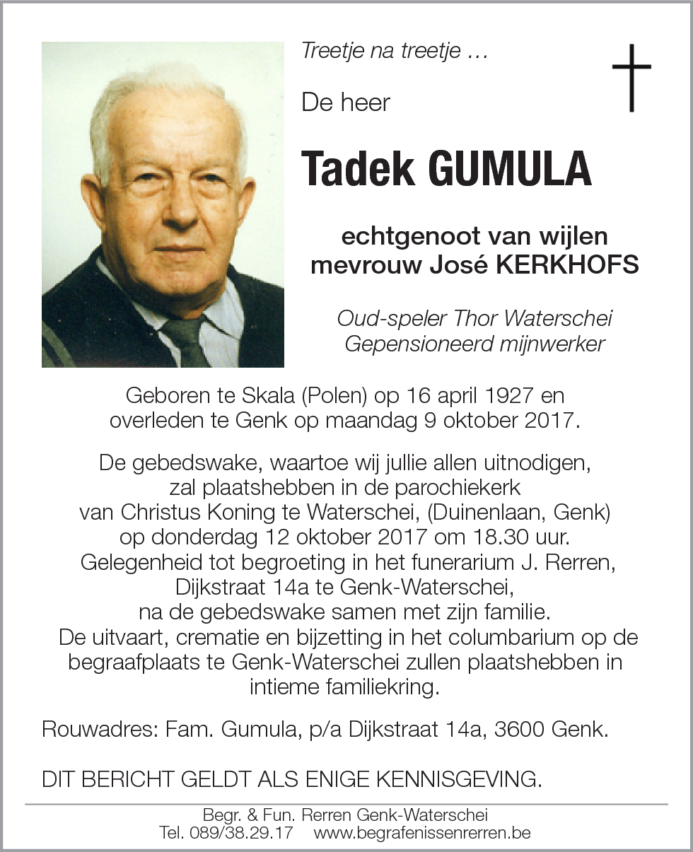 Tadek GUMULA