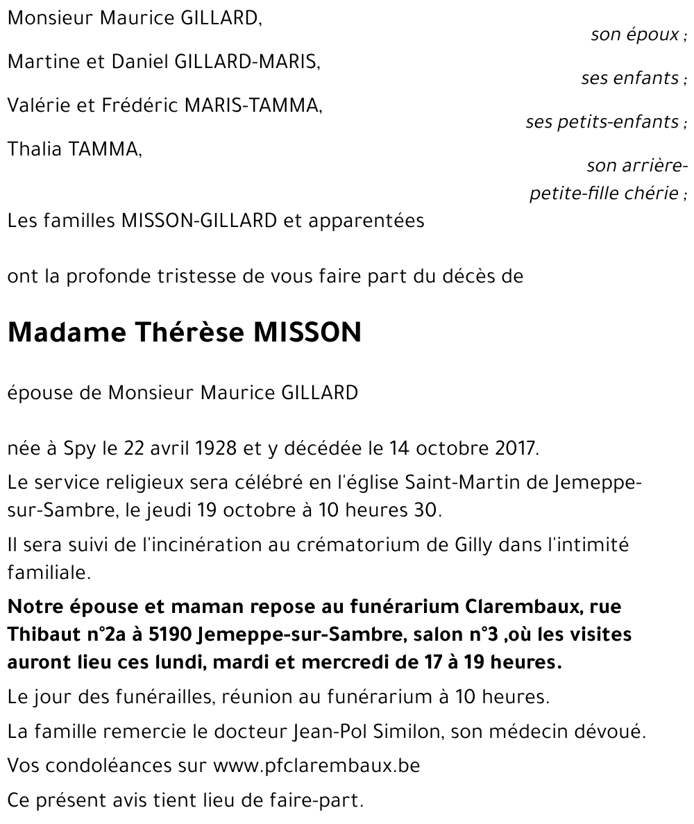 Thérèse MISSON