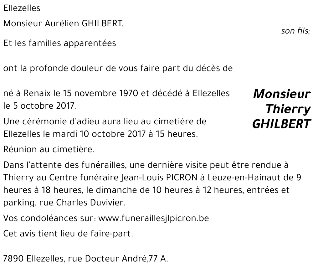 Thierry GHILBERT