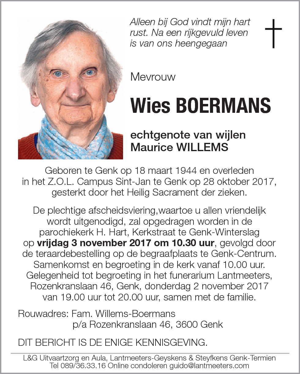 Wies BOERMANS