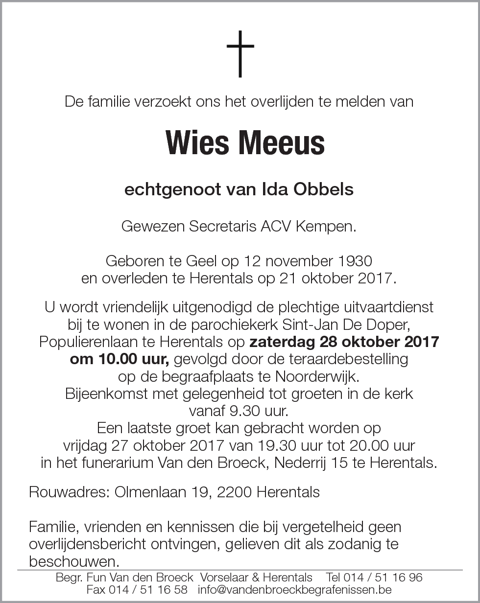 Wies Meeus