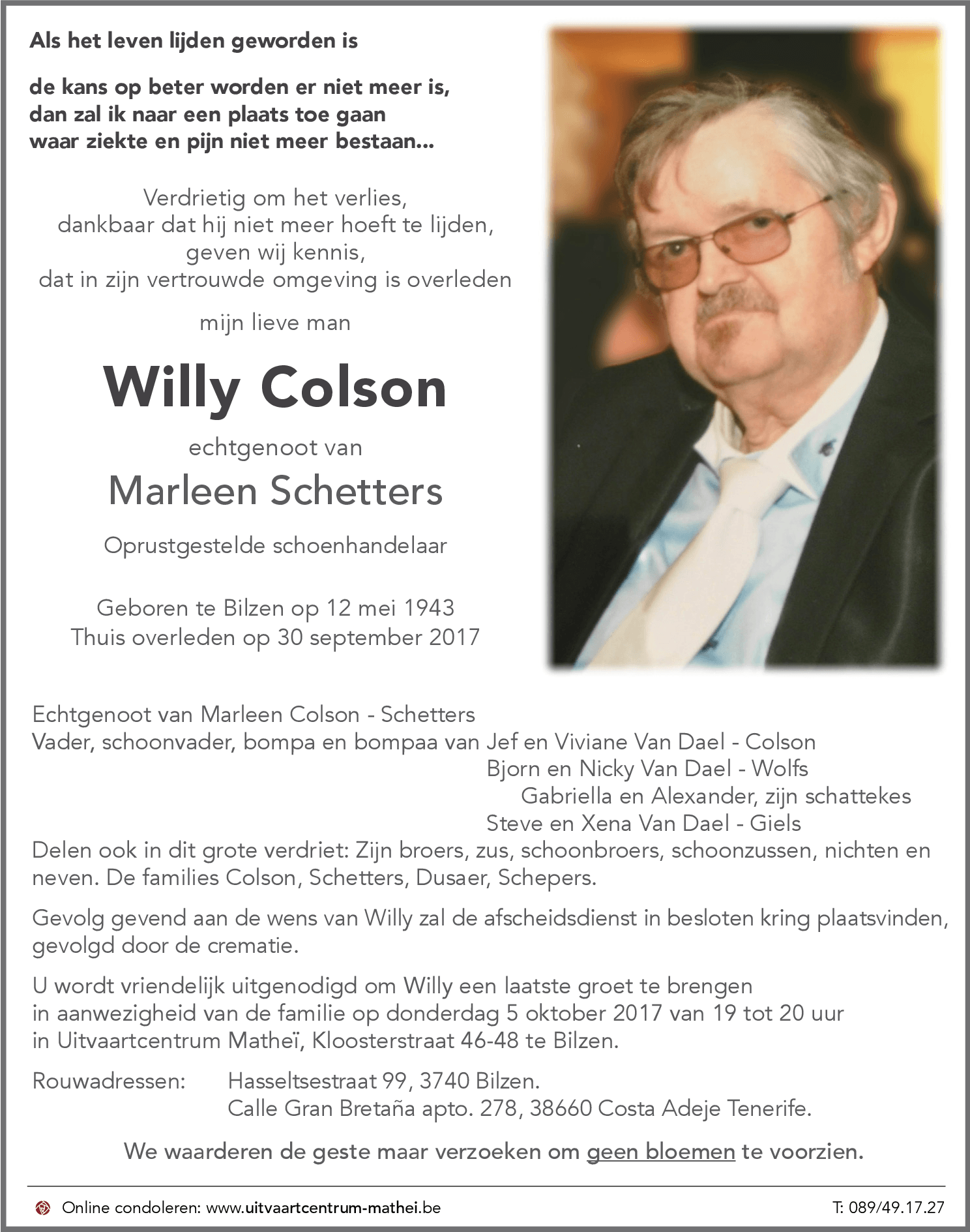 Willy COLSON