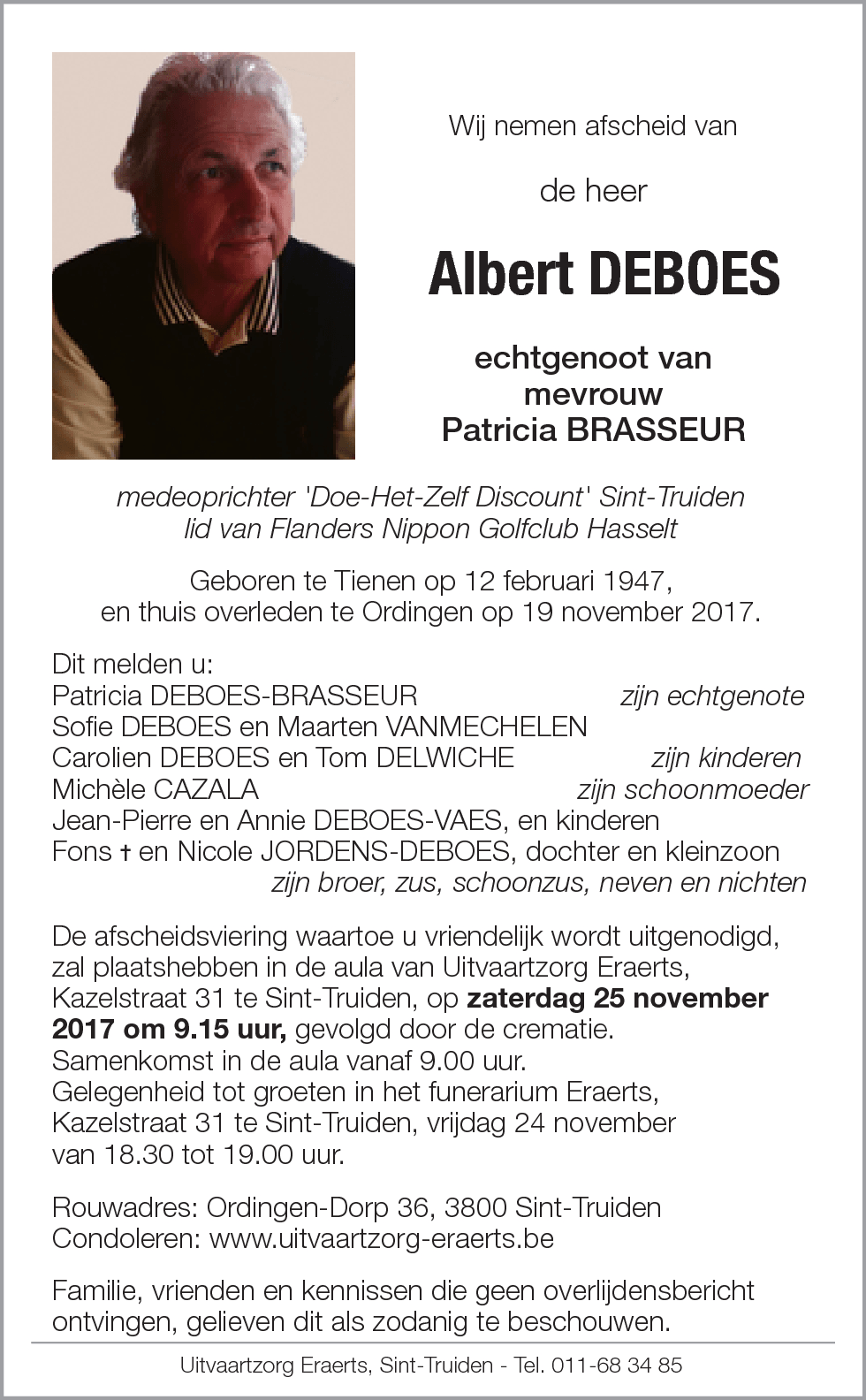 Albert Deboes