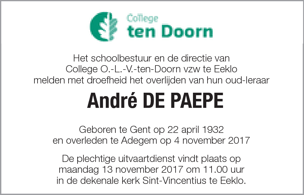 André De Paepe