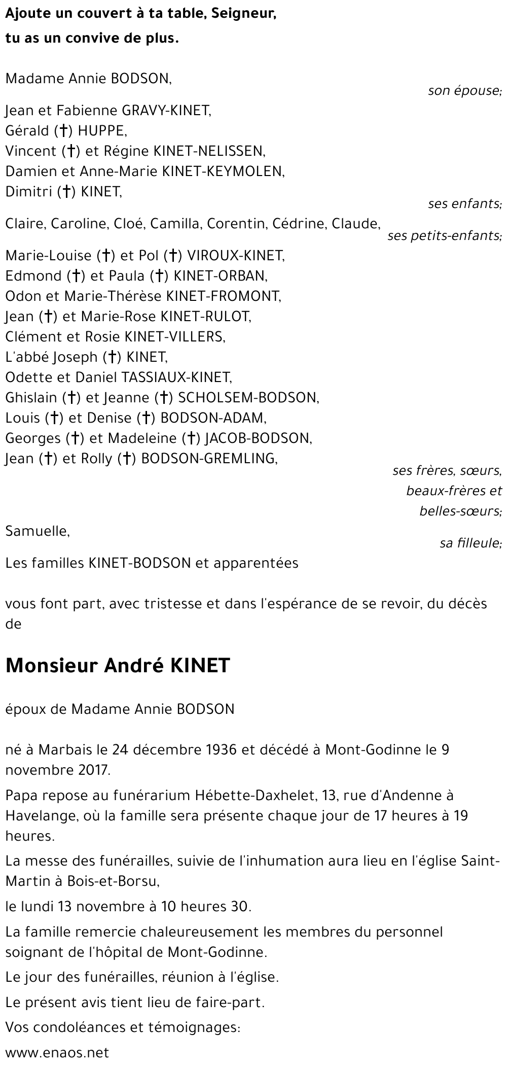 André KINET