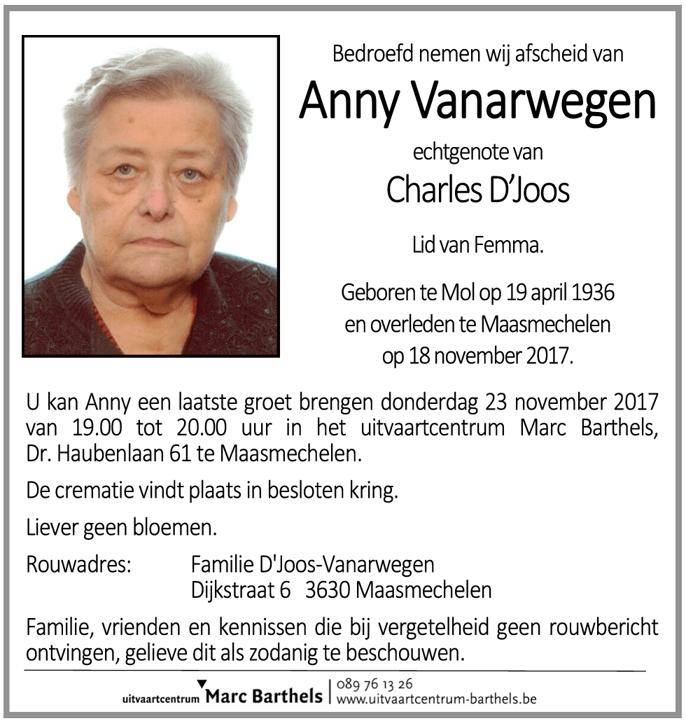 Anny Vanarwegen
