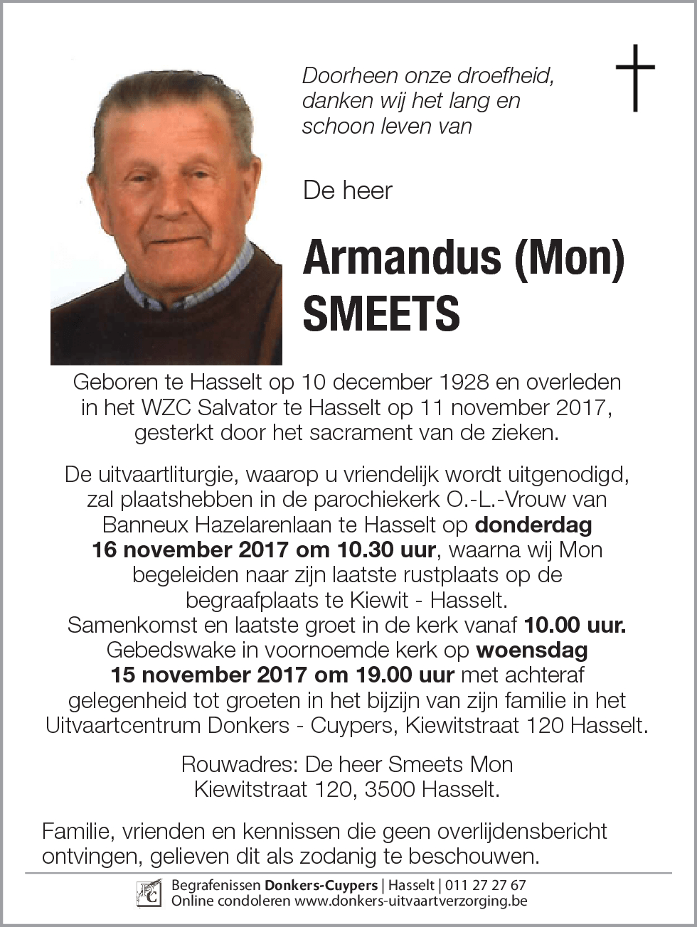 Armandus (Mon) Smeets
