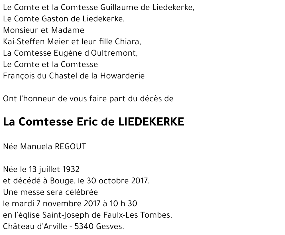 Eric de LIEDEKERKE