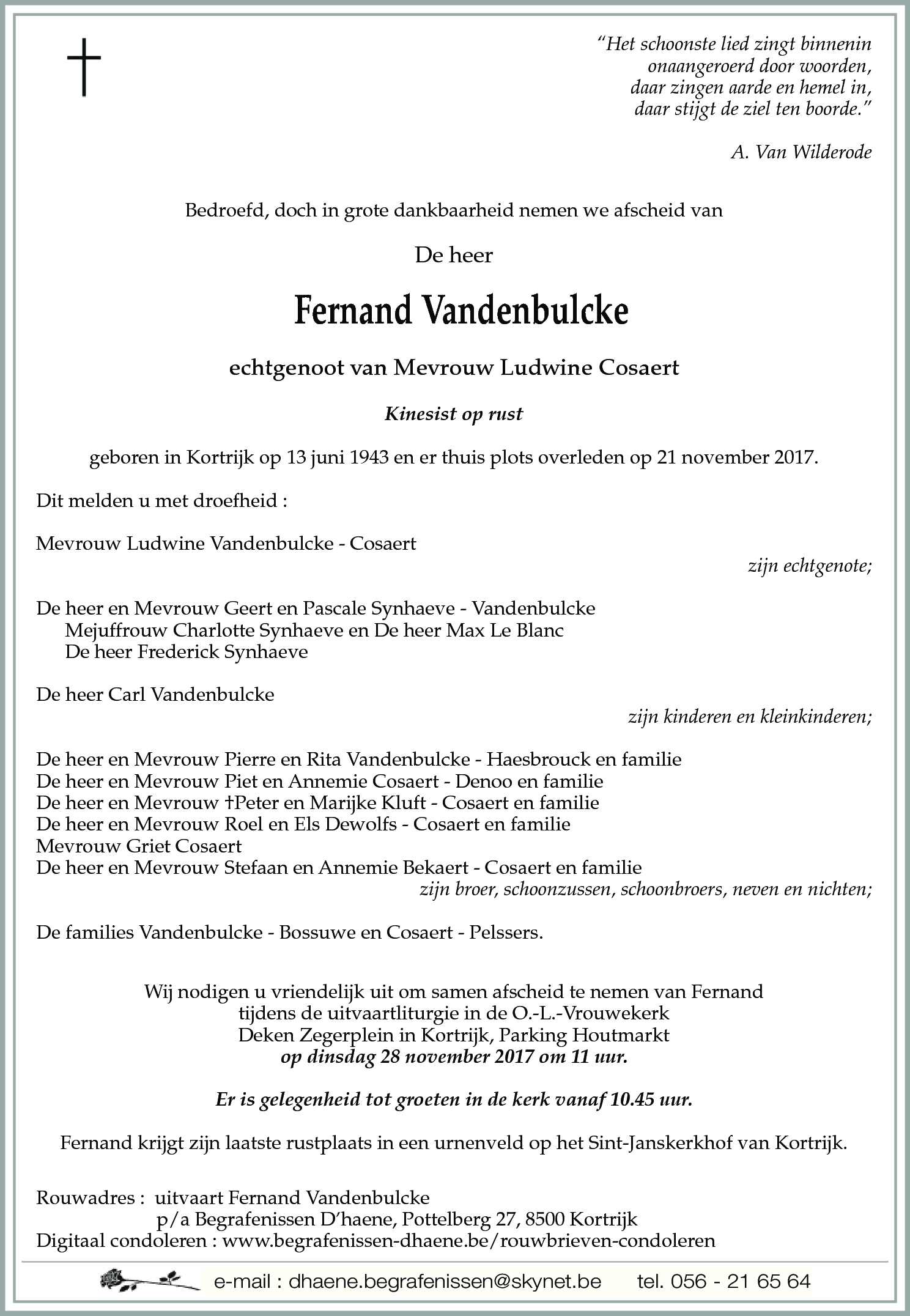 Fernand Vandenbulcke