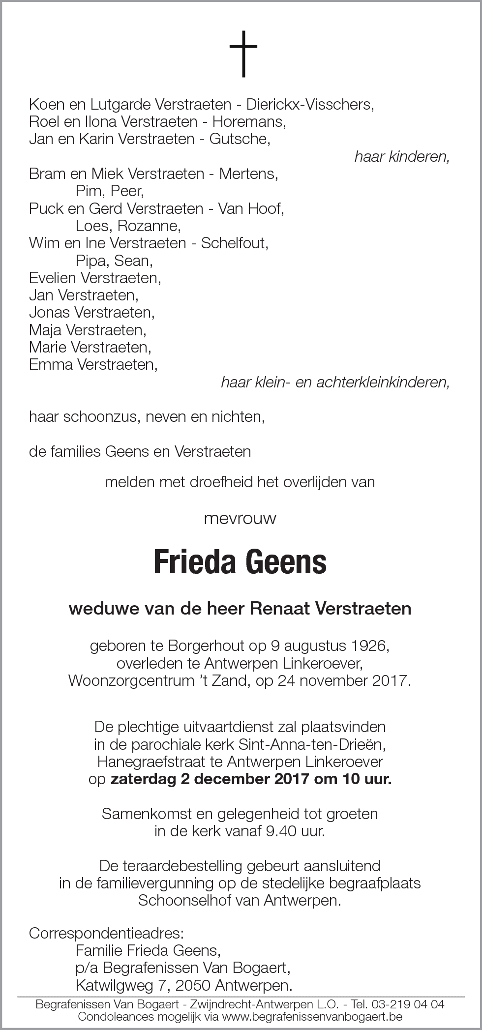 Frieda Geens
